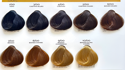 Brelil prestige:colorante en crema (Colores naturales e intensificadores)