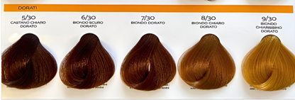 Brelil Prestige: Colorante en Crema (Colores Marrones y dorados)