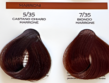 Brelil Prestige: Colorante en Crema (Colores Marrones y dorados)