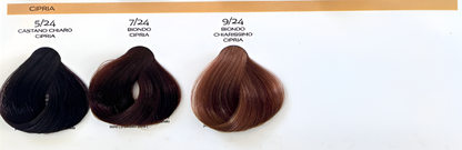 Brelil Prestige: Colorante en Crema (Colores chocolate , chocolate picante y  Cipria (Polvo Rosado)