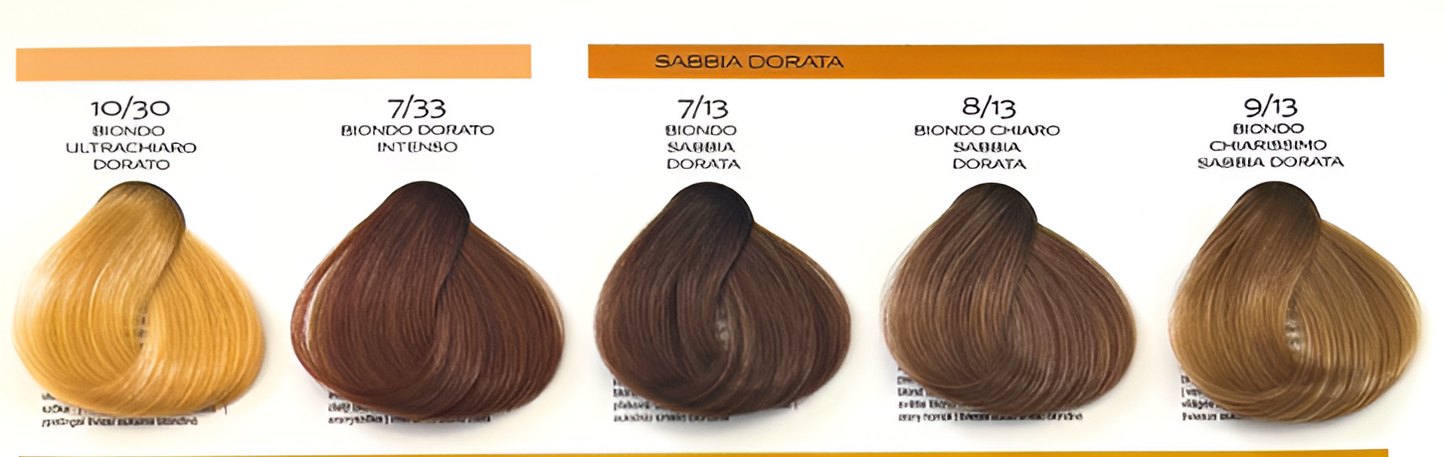 Brelil Prestige: Colorante en Crema (Colores Marrones y dorados)