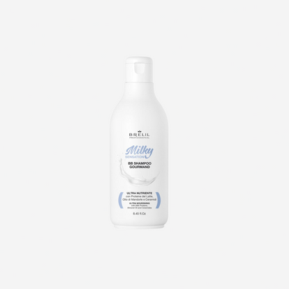 Paso 1: Shampoo Milky Ultra Nutriente con Proteínas Lácteas 250ml