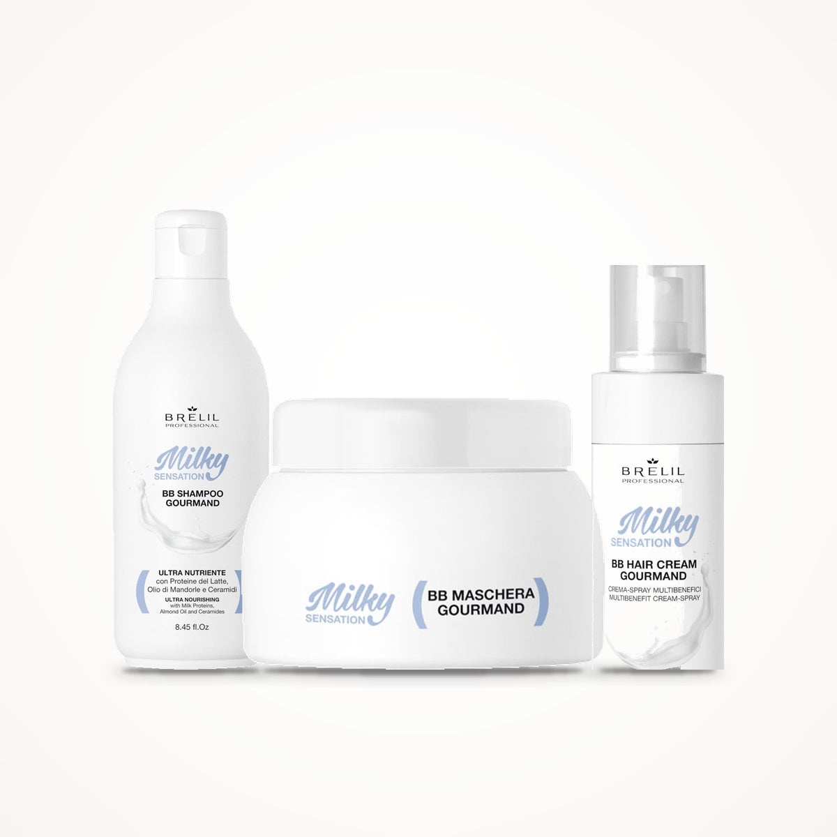 Kit Nutrición Milky Gourmand Brelil Milano
